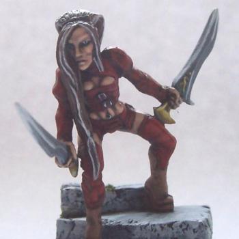 Dark Elf front by Ilharess