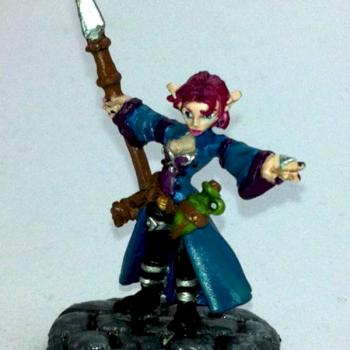 Cassie, Female Gnome Wizard by liz.g.autry