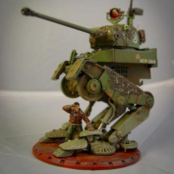 Dust Tactics Allies Medium Walker by greeble