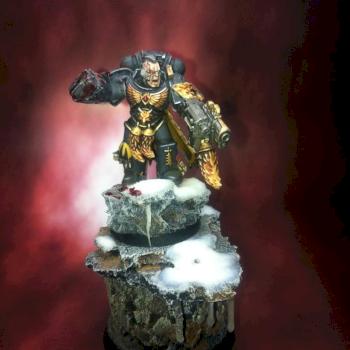 Wolf Guard by Blackwidowpainting