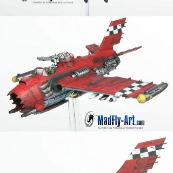 Ork Burna-Bommer (Descending) by MadFlyArtStudio