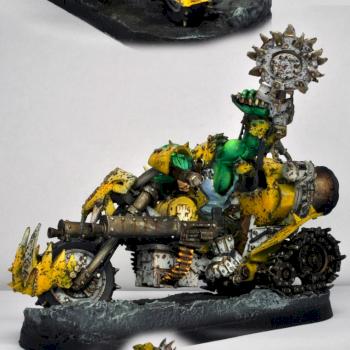 ORK WARBOSS ON WARBIKE by Under9