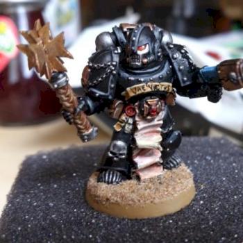 Black Templars Chaplain by Revenant36