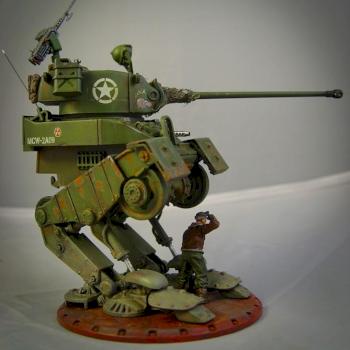 Dust Tactics Allies Medium Walker by greeble