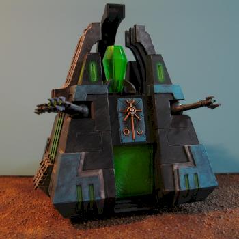 Necron Monolith by Jodokast