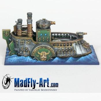 Dreadfleet Ship The Grimnirs Thunder by MadFlyArtStudio
