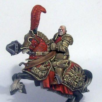 Mounted Sigmar Priest by Ptitbonhomme