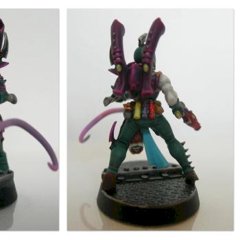 Dark Eldar Sybarite by wingclaw