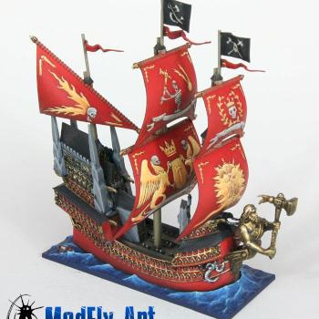 Dreadfleet Ship The Heldenhammer by MadFlyArtStudio