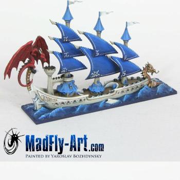 Dreadfleet Ship The Seadrake by MadFlyArtStudio