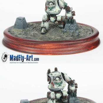 Death Guard Contemptor Dreadnought by MadFlyArtStudio