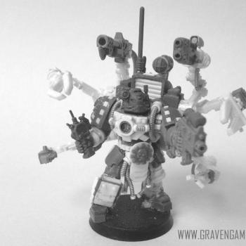 40k Space Marine Master of the Forge (MotF) Techmarine Conversion by gravengames