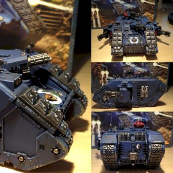 Ultramarines Land Raider Redeemer by Nezulius
