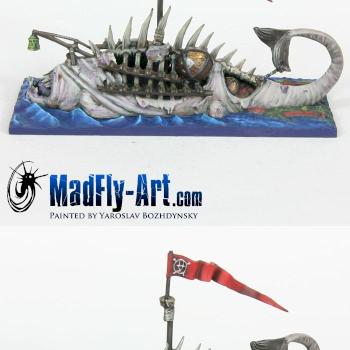 Dreadfleet Ship The Skabrus by MadFlyArtStudio