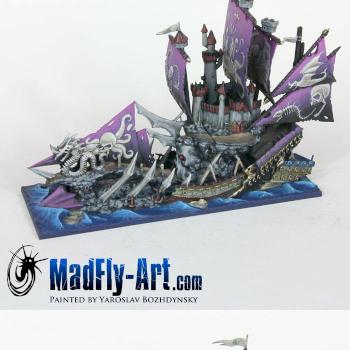 Dreadfleet Ship The Bloody Reaver by MadFlyArtStudio