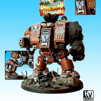 [WIP] Blood Angels Dreadnought by Harc