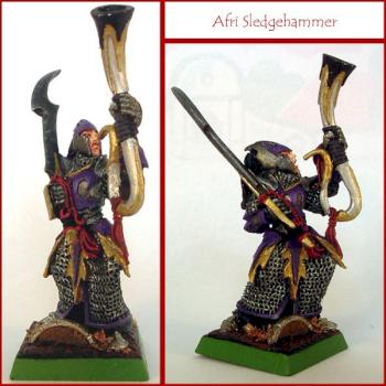 Dark Elf Executioner Musician by Afri