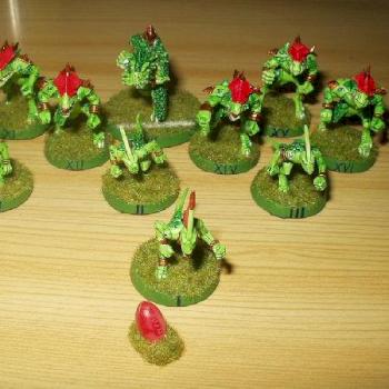 Lizardmen Blood Bowl Team by m xiii
