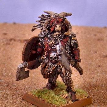 Hrolthf the Bloody, Storm of Chaos Beast Lord by Bevfore