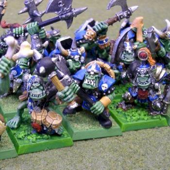 Orc Warrior unit with mixed weapons by viumbiz
