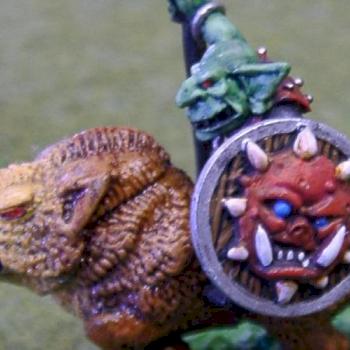 Goblin Wolf Rider close-up by viumbiz