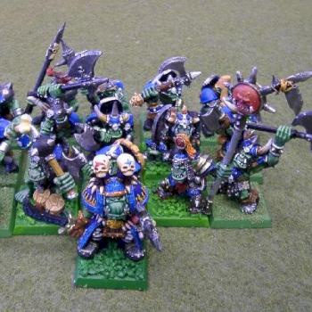 Orc Warrior unit with mixed weapons by viumbiz