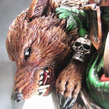 Ork Warboss wolfey pelt. by The Shine