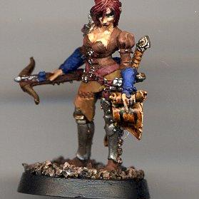 Kyla the bounty hunter by xarnan