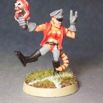 Blood Bowl Chaos Cheerleader by TinySoldier