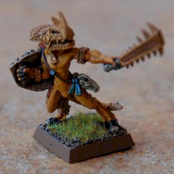Lizardmen - Skink Chief by Dagonswam