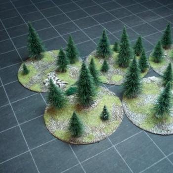 Sections forest for Flames Of War. by Blom