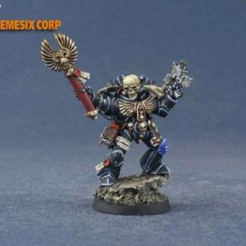 WARHAMMER 40K SM Chaplain MAS PAINTED by Blasfemos Shop