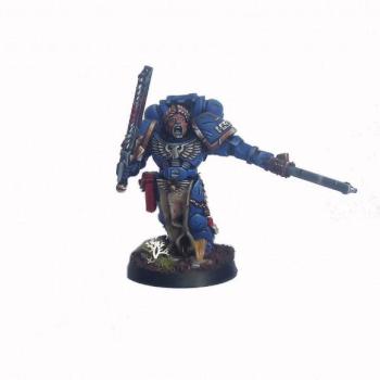 ultramarines veteran by miniatureheaven