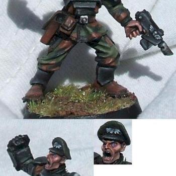 Imperial Guard Officer, better pics by Doctor Doom