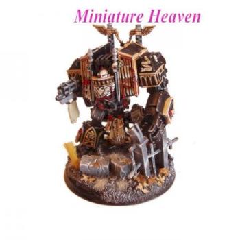 black templar dreadnought by miniatureheaven