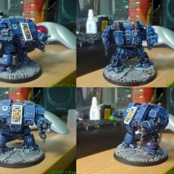 Ultramarines Dreadnought by gcop33