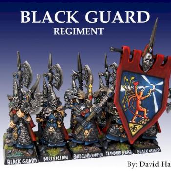 DARK ELVES - Black Guard Regiment by lev trotskij