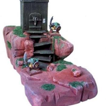 Fantasy WatchTower on Hill by TheMasterOfTerrains