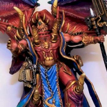Magnus the Red, Daemon Prince of Change, closeup by Hellric
