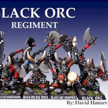 ORCS & GOBLINS - Black Orc Regiment by lev trotskij