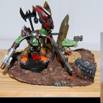 Ill teach ya shootin'! diorama WIP by Theodore Yansukevich