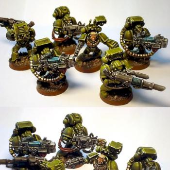 Space Marine Devastator Squad by methoderixon