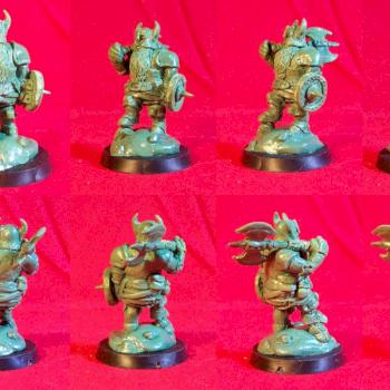 Dwarven Warrior Greenstuff by Melorsius