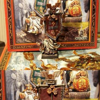 Warhammer - Dwarf Battle Standard Bearer by DresdenGreen