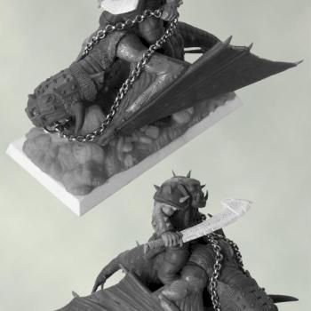 Orc Warboss on Wyvern by Koshal