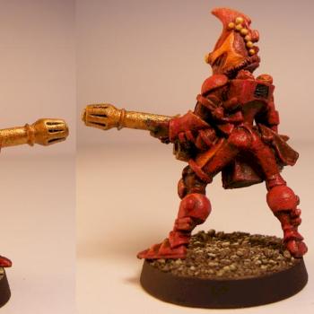 Eldar Fire Dragon by Vennemunon