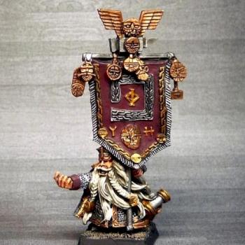 Dwarf Battle Standard Bearer by DresdenGreen
