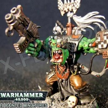THE GREAT WAAAGHBOSS FROM BLACK REACH by the-professional