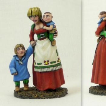 Mother with 2 children by Citrine