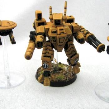 Tau Crisis Battlesuit XV8 by brockafeller